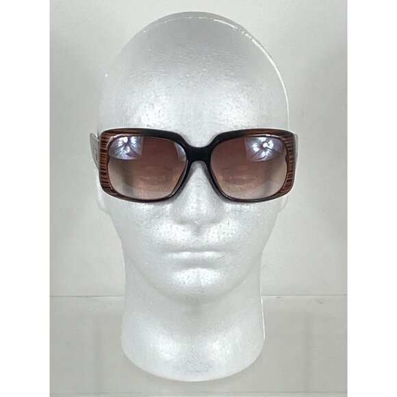Vintage Dolce & Gabbana Couture 2650 Square Sunglasses Brown Women's F307 - Picture 1 of 6